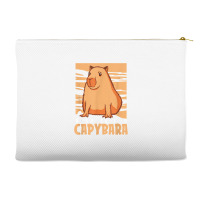 Capybara South American Rodent   Respect The Capybara T Shirt Accessory Pouches | Artistshot