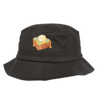 Brick Toast Bread Lover T  Shirt Honey Bread Brick Toast Topped With K Bucket Hat | Artistshot