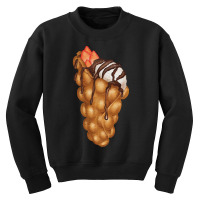 Bubble Waffle Ice Cream T  Shirt Egg Bubble Waffle Vanilla Ice Cream W Youth Sweatshirt | Artistshot