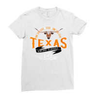 Womens Vintage Classic Style Texas Lone Star Longhorn Design V Neck T Ladies Fitted T-shirt | Artistshot