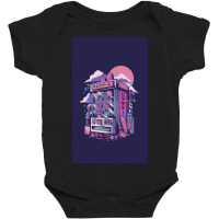 Retro Gaming Machine Baby Bodysuit | Artistshot