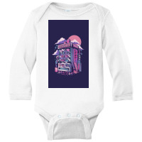 Retro Gaming Machine Long Sleeve Baby Bodysuit | Artistshot