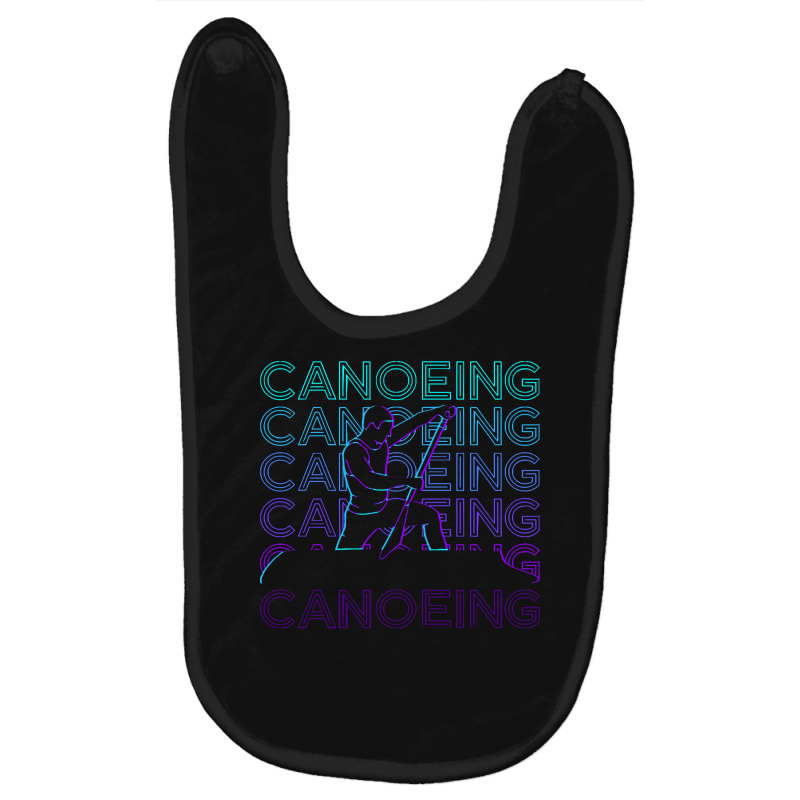 Canoeing T  Shirt Canoeing Canoeist Canoe Retro Gift T  Shirt Baby Bibs | Artistshot