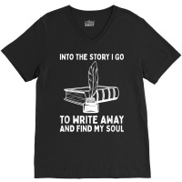 Writer Author Book Literature Gift   Novelist Publisher T Shirt V-neck Tee | Artistshot