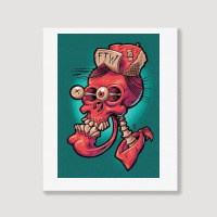 Skullhead Portrait Canvas Print | Artistshot