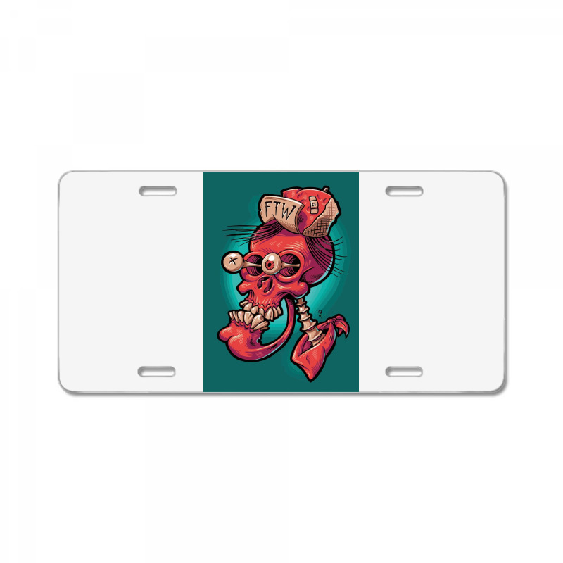 Skullhead License Plate | Artistshot