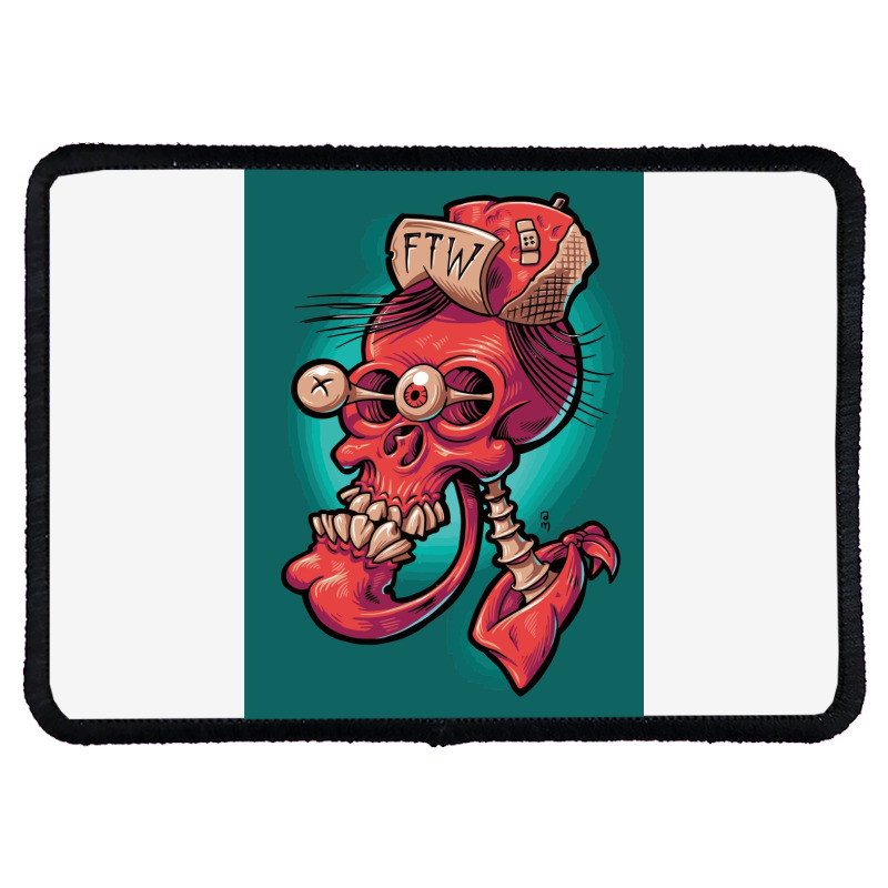 Skullhead Rectangle Patch | Artistshot