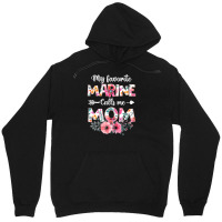 Womens My Favorite Marine Calls Me Mom Shirt Marine Military T Shirt Unisex Hoodie | Artistshot