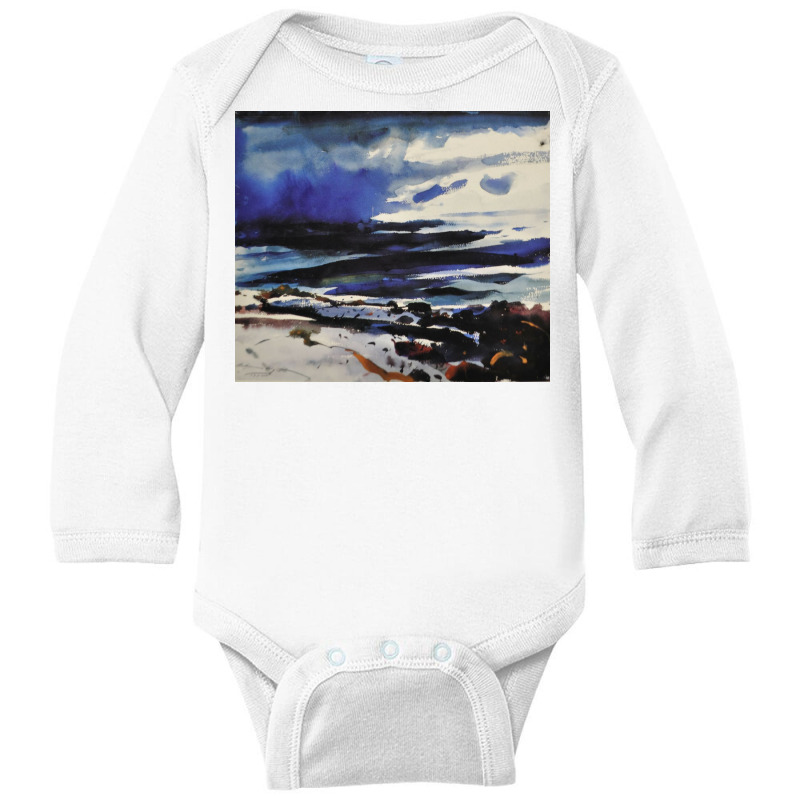 Andrew Wyeth Coming Storm Long Sleeve Baby Bodysuit | Artistshot