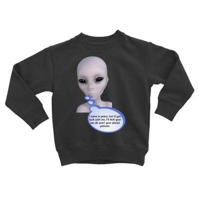 Funny Meme Mad Alien Cartoon Funny Character Meme T-shirt Toddler Sweatshirt Designed By Arnaldo Da Silva Tagarro