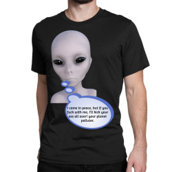 Funny Meme Mad Alien Cartoon Funny Character Meme T-shirt Classic T-shirt | Artistshot