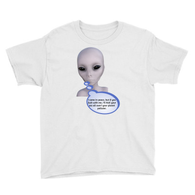 Funny Meme Mad Alien Cartoon Funny Character Meme T-shirt Youth Tee Designed By Arnaldo Da Silva Tagarro