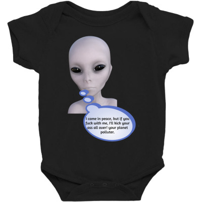 Funny Meme Mad Alien Cartoon Funny Character Meme T-shirt Baby Bodysuit Designed By Arnaldo Da Silva Tagarro