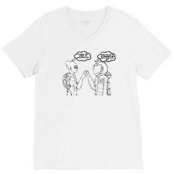 Funny Meme Flerting Cartoon Meme Funny Character T-shirt V-Neck Tee | Artistshot