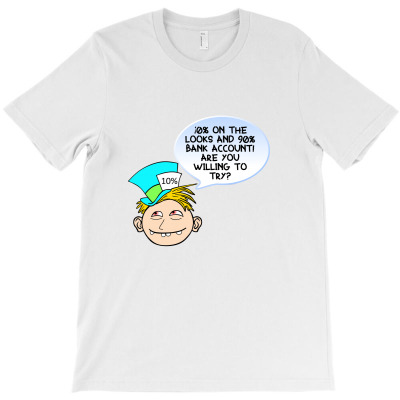 Funny Meme Looks And Money Cartoon Funny Character Meme T-shirt T-shirt Designed By Arnaldo Da Silva Tagarro