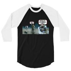 Funny Meme Cat Cartoon Character Meme T-shirt 3/4 Sleeve Shirt | Artistshot