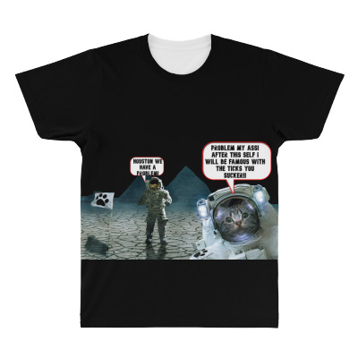 Funny Meme Cat Cartoon Character Meme T-shirt All Over Men's T-shirt Designed By Arnaldo Da Silva Tagarro