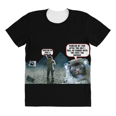 Funny Meme Cat Cartoon Character Meme T-shirt All Over Women's T-shirt Designed By Arnaldo Da Silva Tagarro