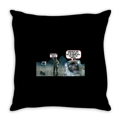 Funny Meme Cat Cartoon Character Meme T-shirt Throw Pillow Designed By Arnaldo Da Silva Tagarro
