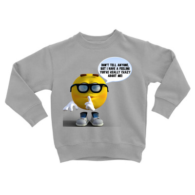 Funny Meme Don´t Tell Anyone Cartoon Funny Character Meme T-shirt Toddler Sweatshirt Designed By Arnaldo Da Silva Tagarro