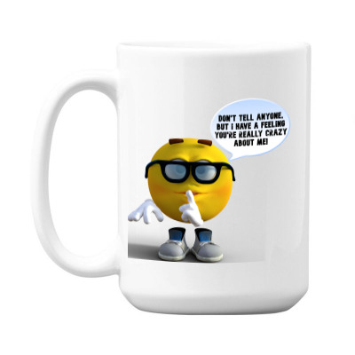 Funny Meme Don´t Tell Anyone Cartoon Funny Character Meme T-shirt 15 Oz Coffee Mug Designed By Arnaldo Da Silva Tagarro