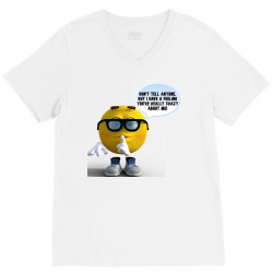 Funny Meme Don´t Tell Anyone Cartoon Funny Character Meme T-shirt V-Neck Tee | Artistshot