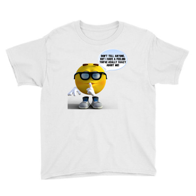 Funny Meme Don´t Tell Anyone Cartoon Funny Character Meme T-shirt Youth Tee Designed By Arnaldo Da Silva Tagarro