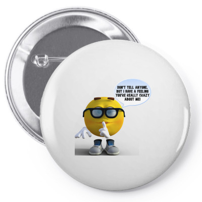 Funny Meme Don´t Tell Anyone Cartoon Funny Character Meme T-shirt Pin-back Button Designed By Arnaldo Da Silva Tagarro