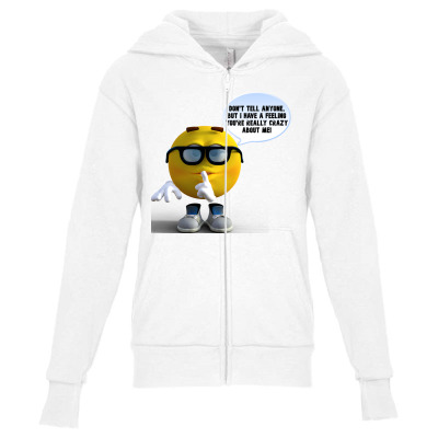 Funny Meme Don´t Tell Anyone Cartoon Funny Character Meme T-shirt Youth Zipper Hoodie Designed By Arnaldo Da Silva Tagarro