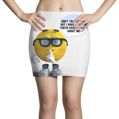 Funny Meme Don´t Tell Anyone Cartoon Funny Character Meme T-shirt Mini Skirts Designed By Arnaldo Da Silva Tagarro