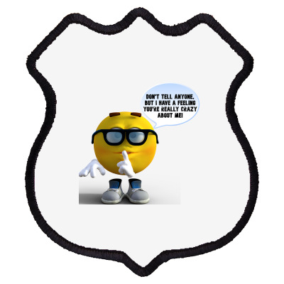 Funny Meme Don´t Tell Anyone Cartoon Funny Character Meme T-shirt Shield Patch Designed By Arnaldo Da Silva Tagarro