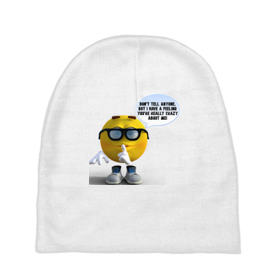 Funny Meme Don´t Tell Anyone Cartoon Funny Character Meme T-shirt Baby Beanies Designed By Arnaldo Da Silva Tagarro