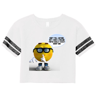Funny Meme Don´t Tell Anyone Cartoon Funny Character Meme T-shirt Scorecard Crop Tee Designed By Arnaldo Da Silva Tagarro