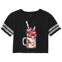 Chocolate Strawberry Milkshake T  Shirt Chocolate Strawberry Overshake Scorecard Crop Tee | Artistshot