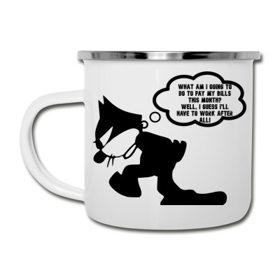 Funny Meme Cat Jolker Cartoon Funny Character Meme T-shirt Camper Cup Designed By Arnaldo Da Silva Tagarro