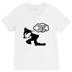 Funny Meme Cat Jolker Cartoon Funny Character Meme T-shirt V-Neck Tee | Artistshot