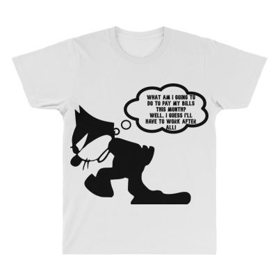 Funny Meme Cat Jolker Cartoon Funny Character Meme T-shirt All Over Men's T-shirt Designed By Arnaldo Da Silva Tagarro