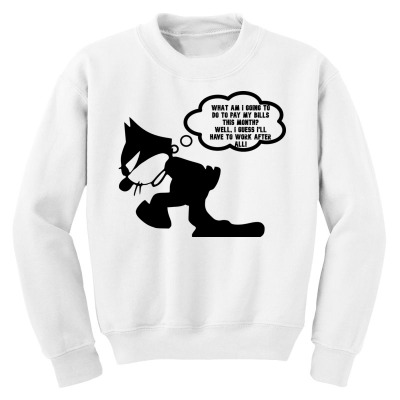 Funny Meme Cat Jolker Cartoon Funny Character Meme T-shirt Youth Sweatshirt Designed By Arnaldo Da Silva Tagarro