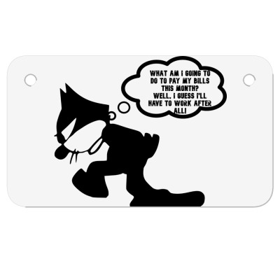 Funny Meme Cat Jolker Cartoon Funny Character Meme T-shirt Motorcycle License Plate Designed By Arnaldo Da Silva Tagarro