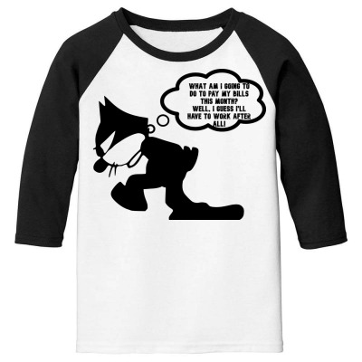 Funny Meme Cat Jolker Cartoon Funny Character Meme T-shirt Youth 3/4 Sleeve Designed By Arnaldo Da Silva Tagarro