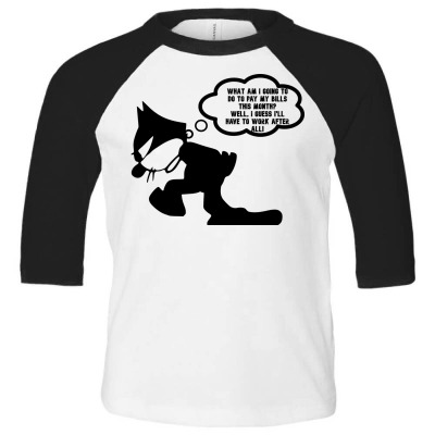Funny Meme Cat Jolker Cartoon Funny Character Meme T-shirt Toddler 3/4 Sleeve Tee Designed By Arnaldo Da Silva Tagarro