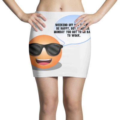 Funny Meme Weekend Off Cartoon Character Funny Meme T_shirt Mini Skirts Designed By Arnaldo Da Silva Tagarro