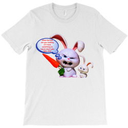 Funny Meme Angry Rabbbit Cartoon Funny Character Meme Joke T-shirt T-Shirt | Artistshot
