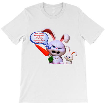 Funny Meme Angry Rabbbit Cartoon Funny Character Meme Joke T-shirt T-shirt Designed By Arnaldo Da Silva Tagarro