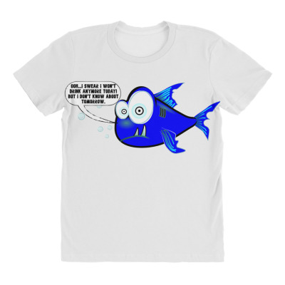 Funny Meme Drunk Fish Cartoon Funny Character Meme T-shirt All Over Women's T-shirt Designed By Arnaldo Da Silva Tagarro
