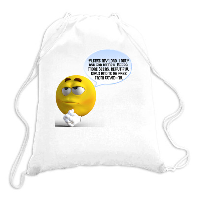 Funny Meme Cartoon Funny Character Meme T-shirt Drawstring Bags Designed By Arnaldo Da Silva Tagarro