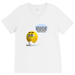 Funny Meme Cartoon Funny Character Meme T-shirt V-Neck Tee | Artistshot