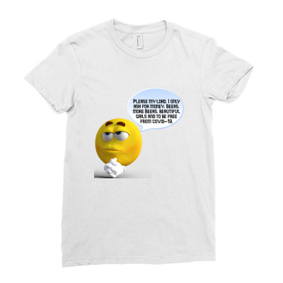 Funny Meme Cartoon Funny Character Meme T-shirt Ladies Fitted T-shirt Designed By Arnaldo Da Silva Tagarro