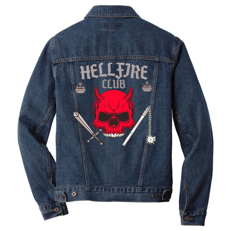 Hellfire Club Men Denim Jacket by thebrandal | Artistshot