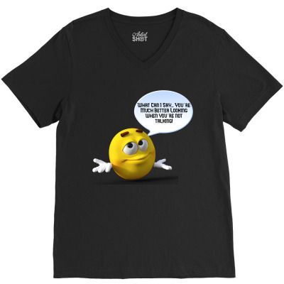 Funny Meme Cartoon Character Joke Meme T-shirt V-neck Tee Designed By Arnaldo Da Silva Tagarro